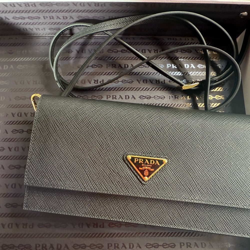 Prada Black Saffiano leather mini-bag